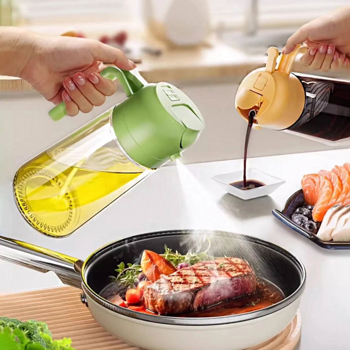 Oil Spray Dispenser Bottle